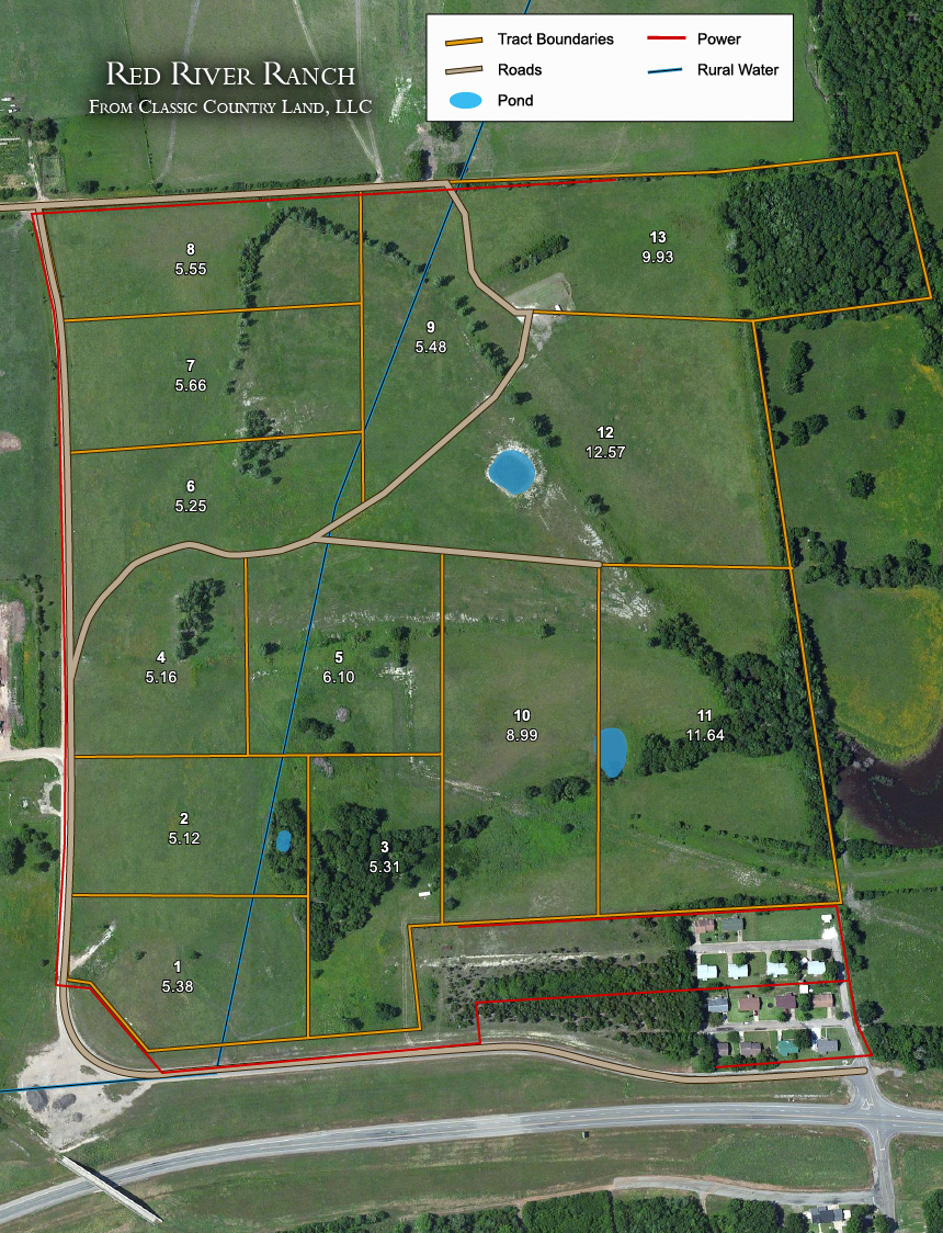 Red River Ranch satellite plat map