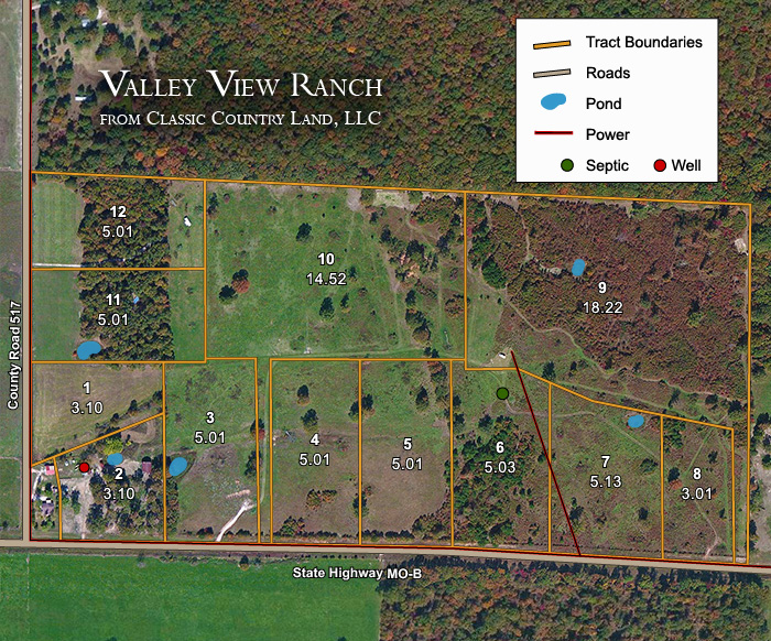 Valley View Ranch satellite plat map