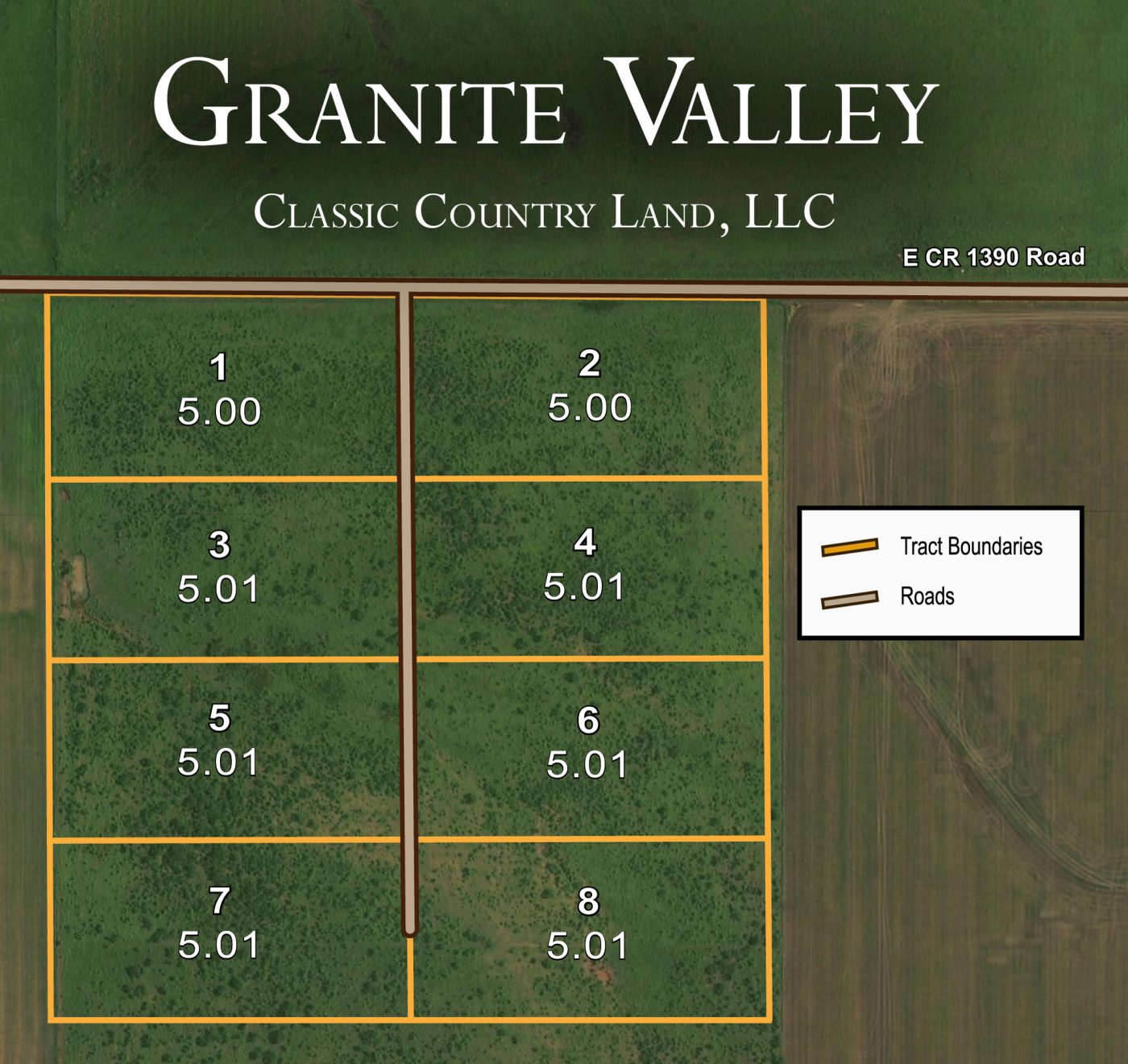 Granite Valley satellite plat map