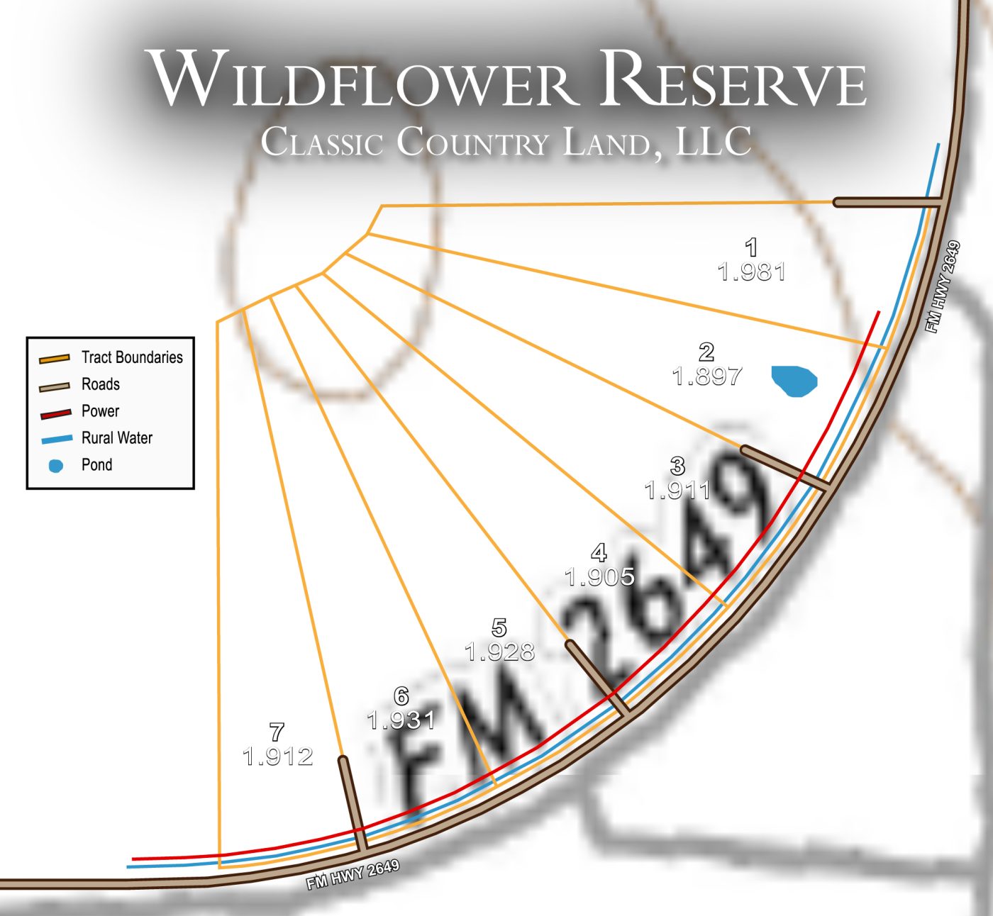 Wildflower Reserve topographic plat map