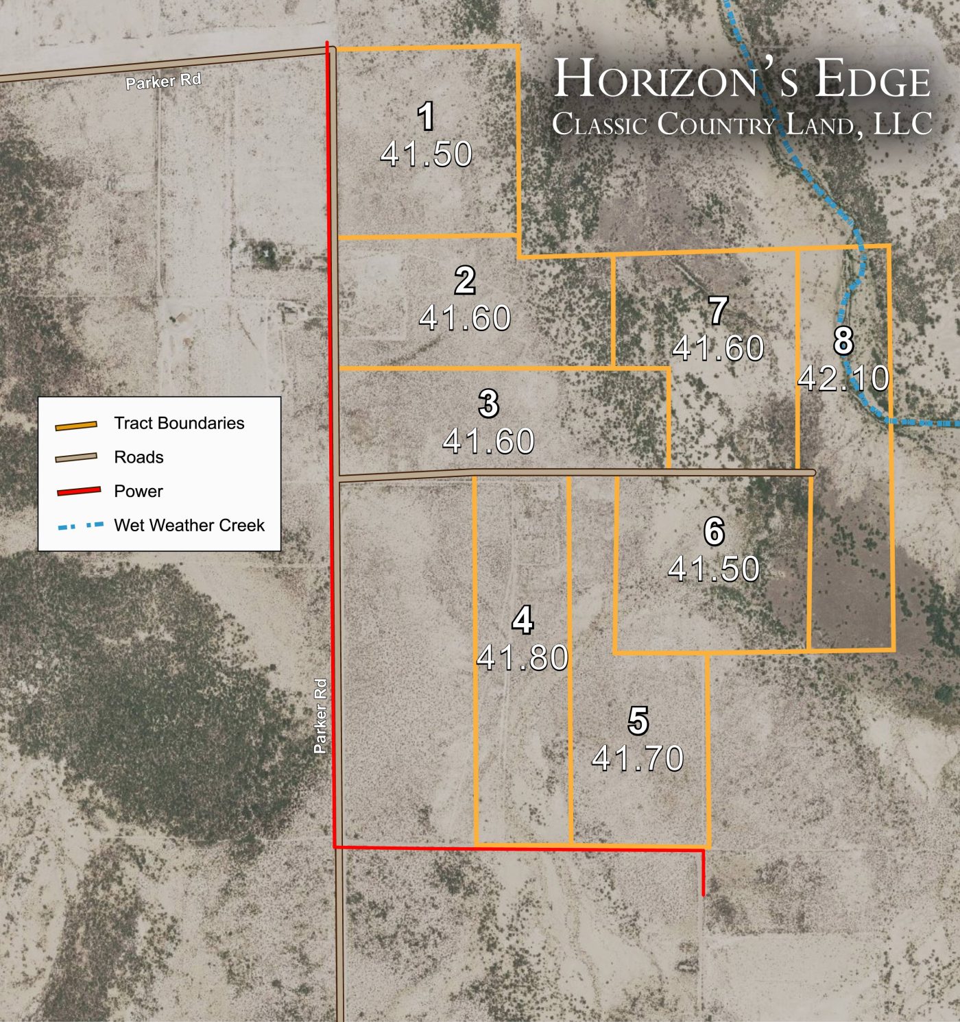 Horizon’s Edge satellite plat map