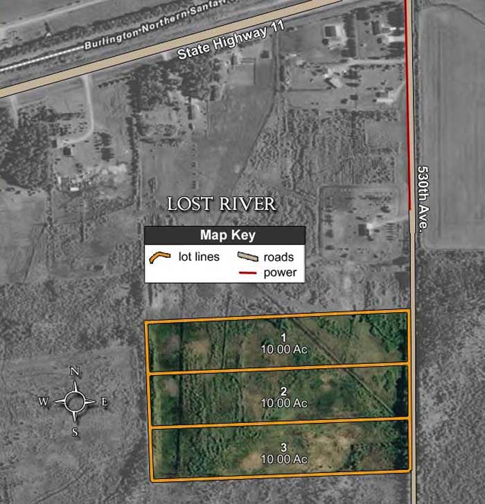 Lost River satellite plat map