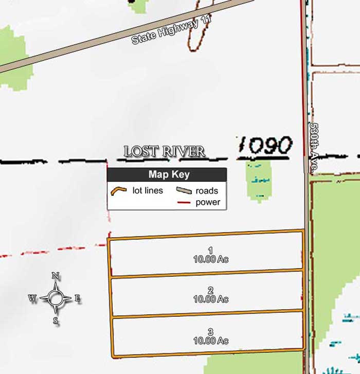 Lost River topographic plat map