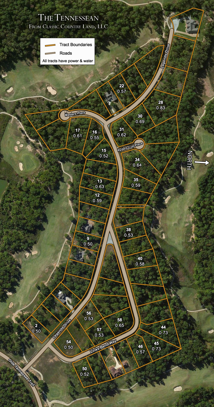 The Tennessean satellite plat map